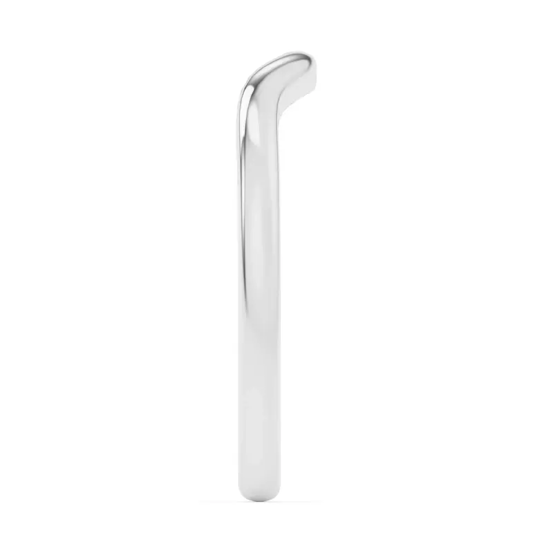 14K White Gold Belinda Curved Band