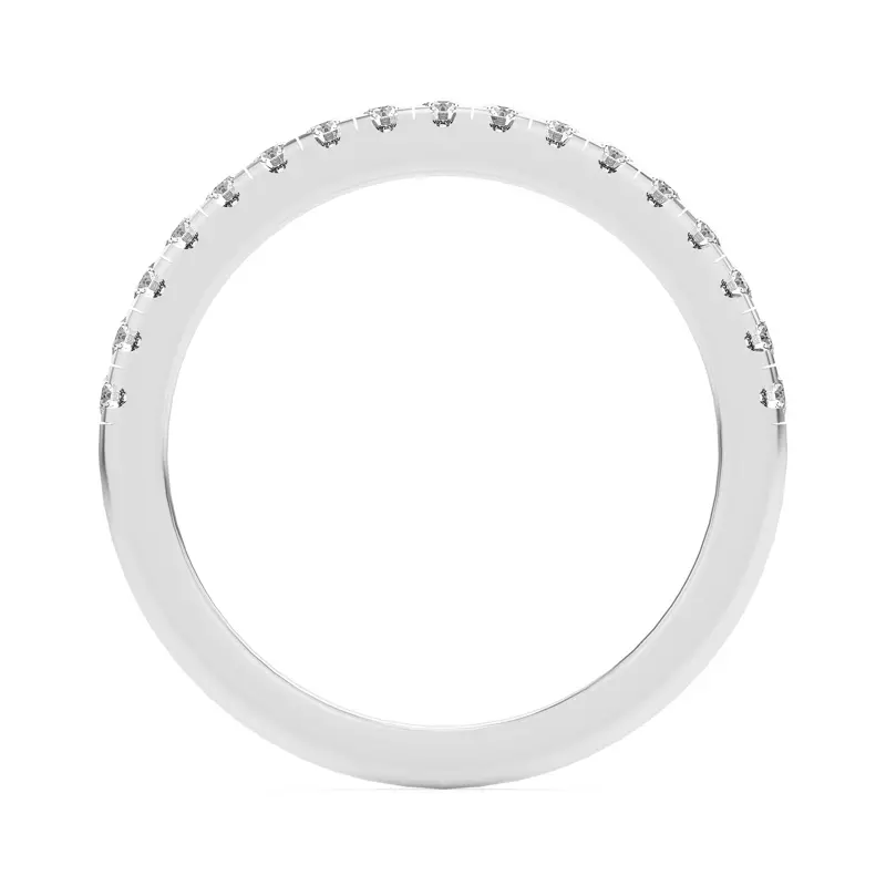 Platinum Lexa Pavé Diamond Band