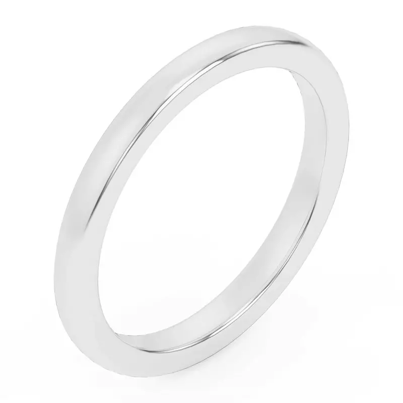 14K White Gold Nova Band