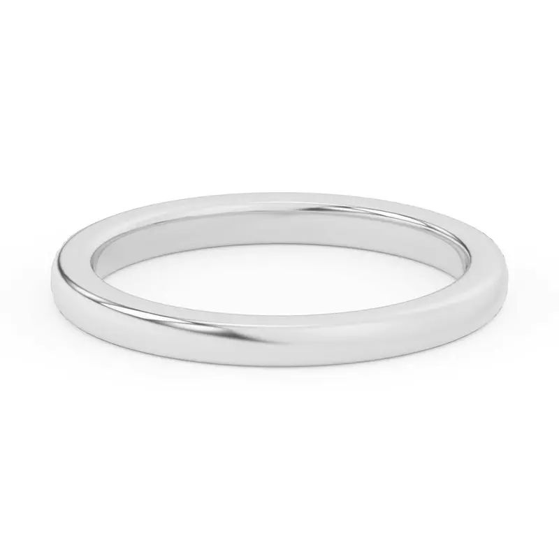 14K White Gold Nova Band