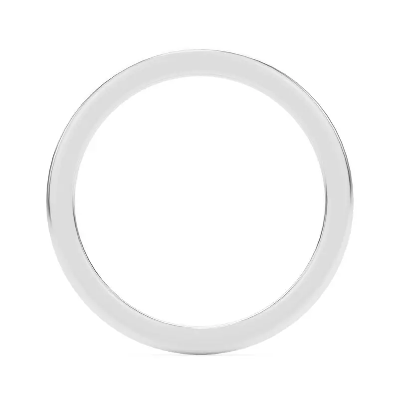 14K White Gold Nova Band