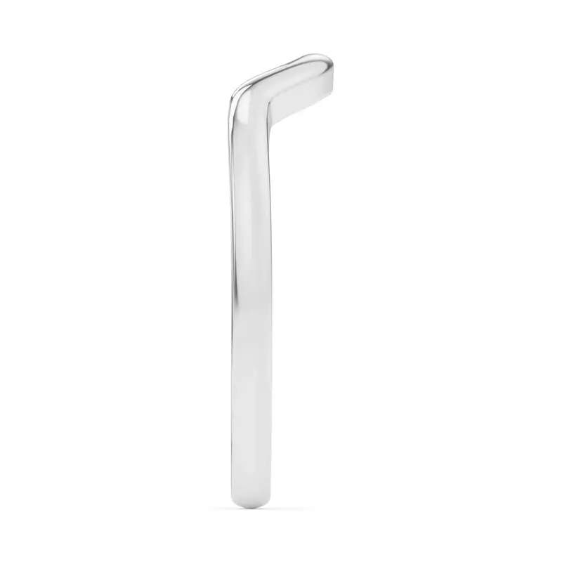 Platinum Kelsey Curved Band