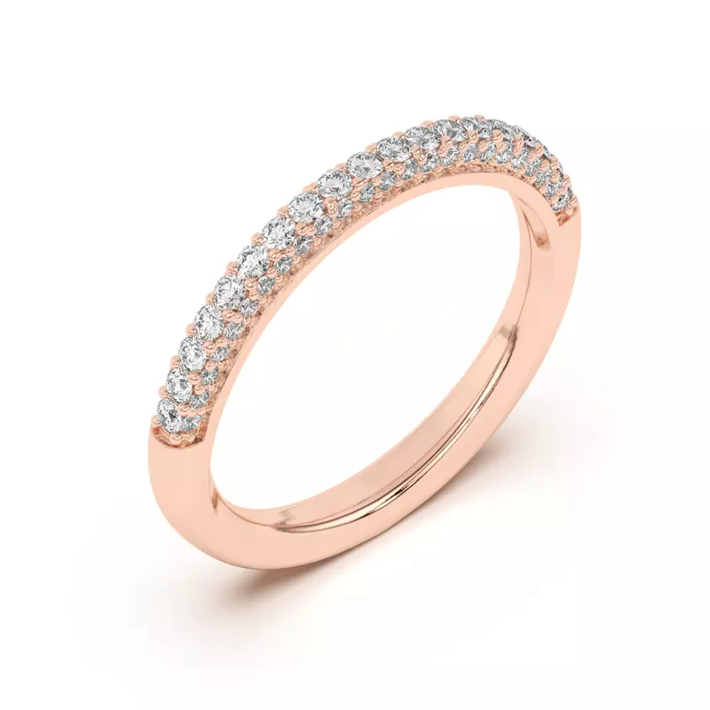 Ivana Triple Row Diamond Band