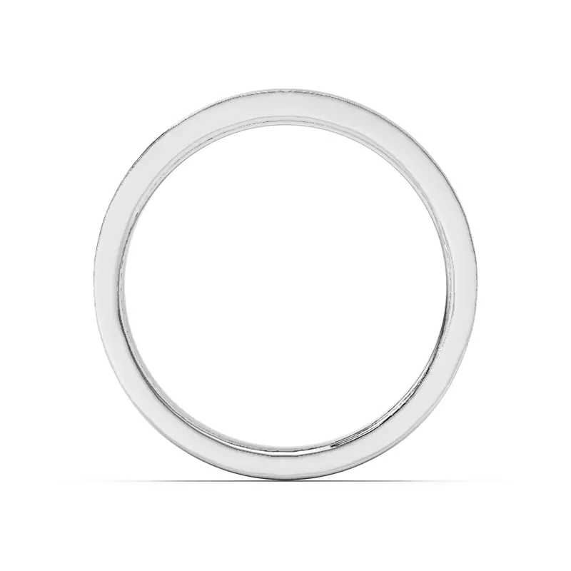 14K White Gold Bria Graduated Pavé Band