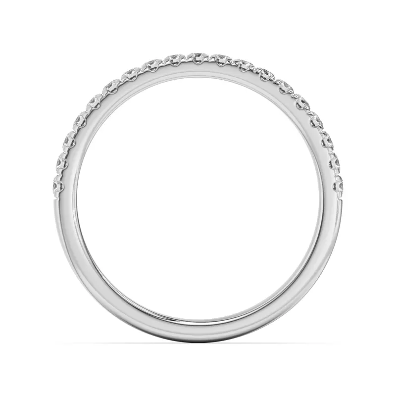 14K White Gold Clarissa Pavé Band