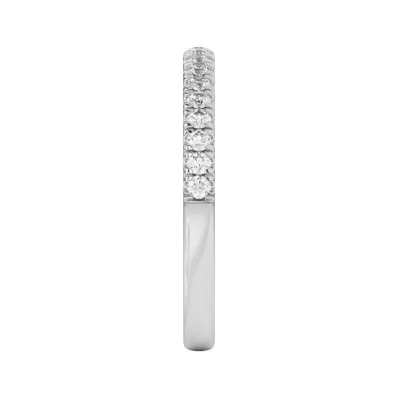14K White Gold Clarissa Pavé Band