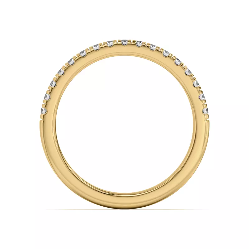 14K Yellow Gold Estelle Pavé Band
