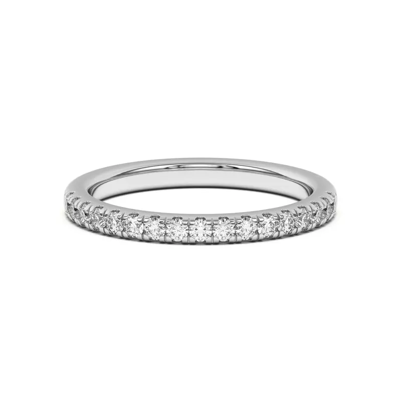 Platinum Estelle Pavé Band