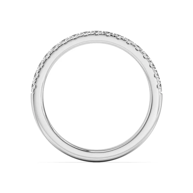 Platinum Estelle Pavé Band