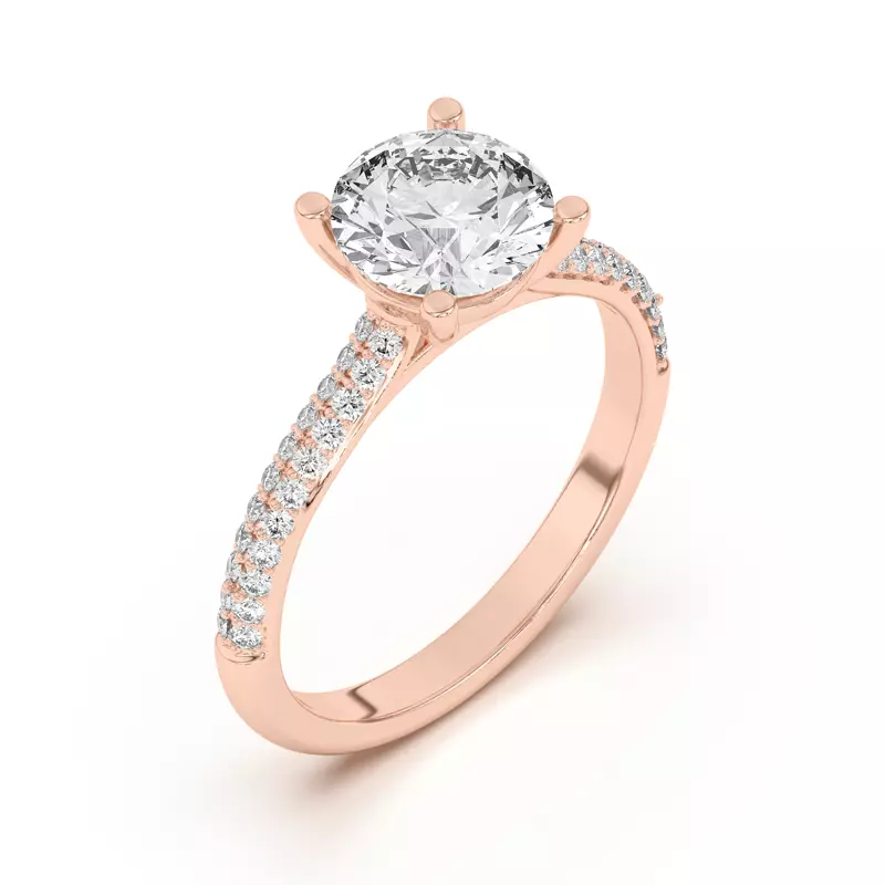 Princess Wishbone Ring | Rose gold plated | Pandora US