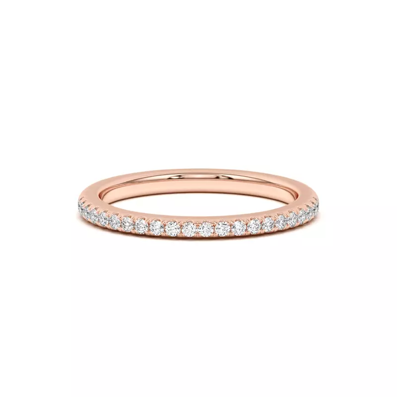 14K Rose Gold Portia Pavé Band