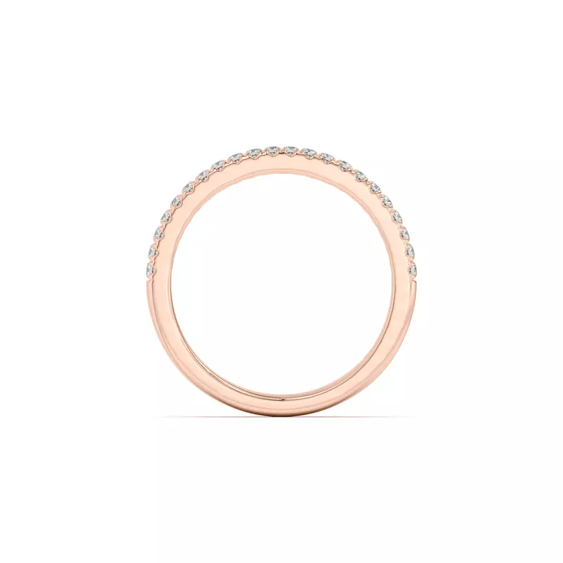 14K Rose Gold Portia Pavé Band
