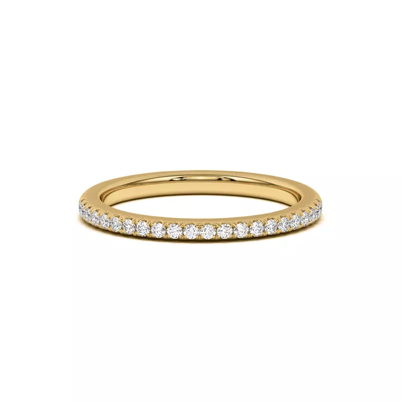 14K Yellow Gold Portia Pavé Band