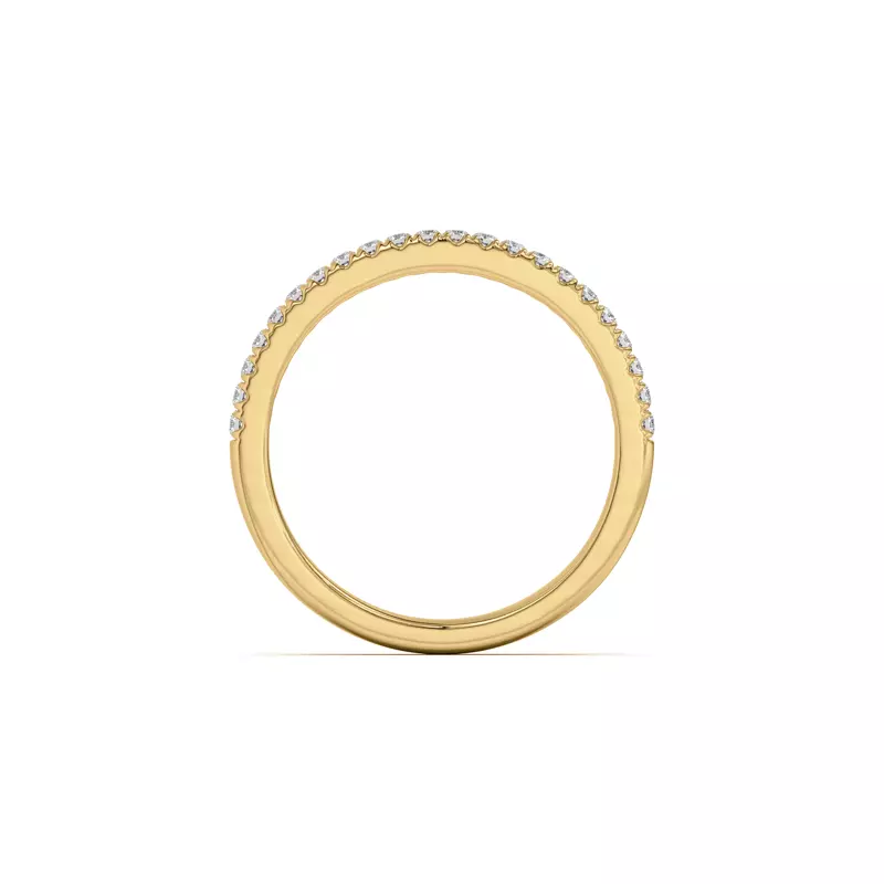 14K Yellow Gold Portia Pavé Band