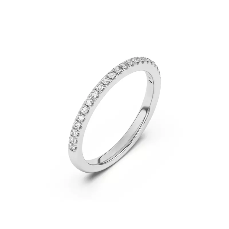 Platinum Portia Pavé Band