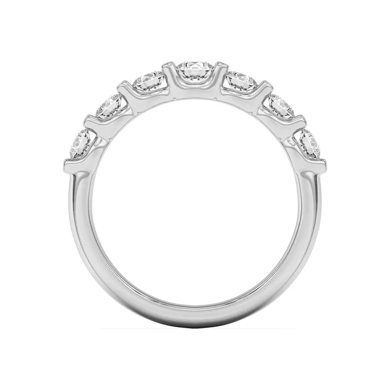 14K White Gold Uma Graduated Diamond Band