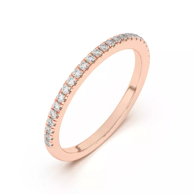 18K Rose Gold Anja Pavé Band