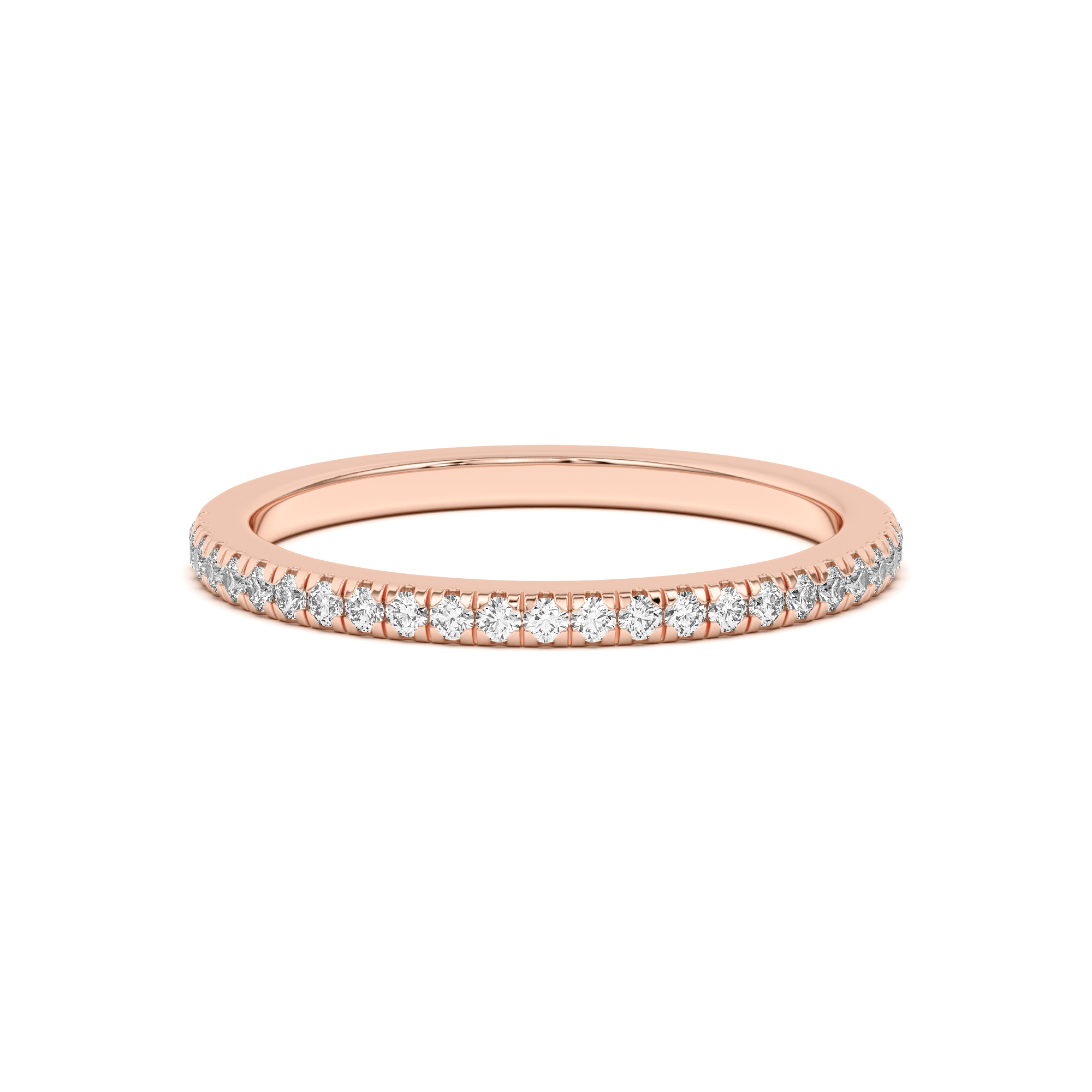 18K Rose Gold Anja Pavé Band