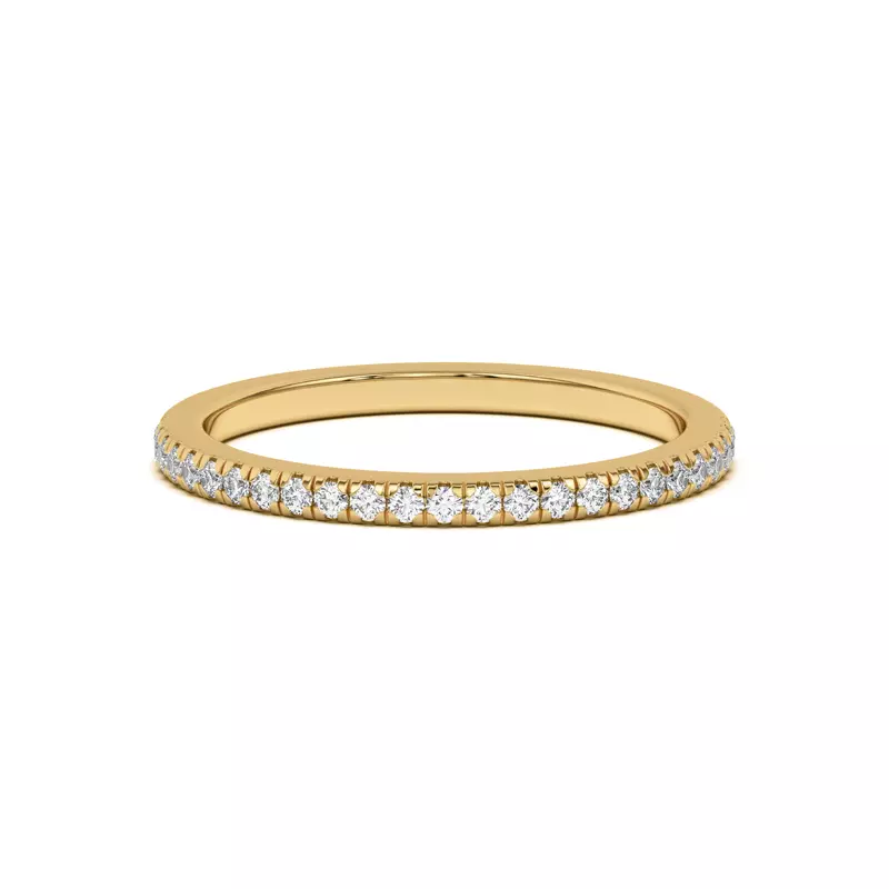 18K Yellow Gold Anja Pavé Band
