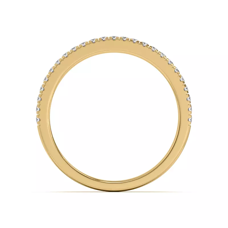 18K Yellow Gold Anja Pavé Band