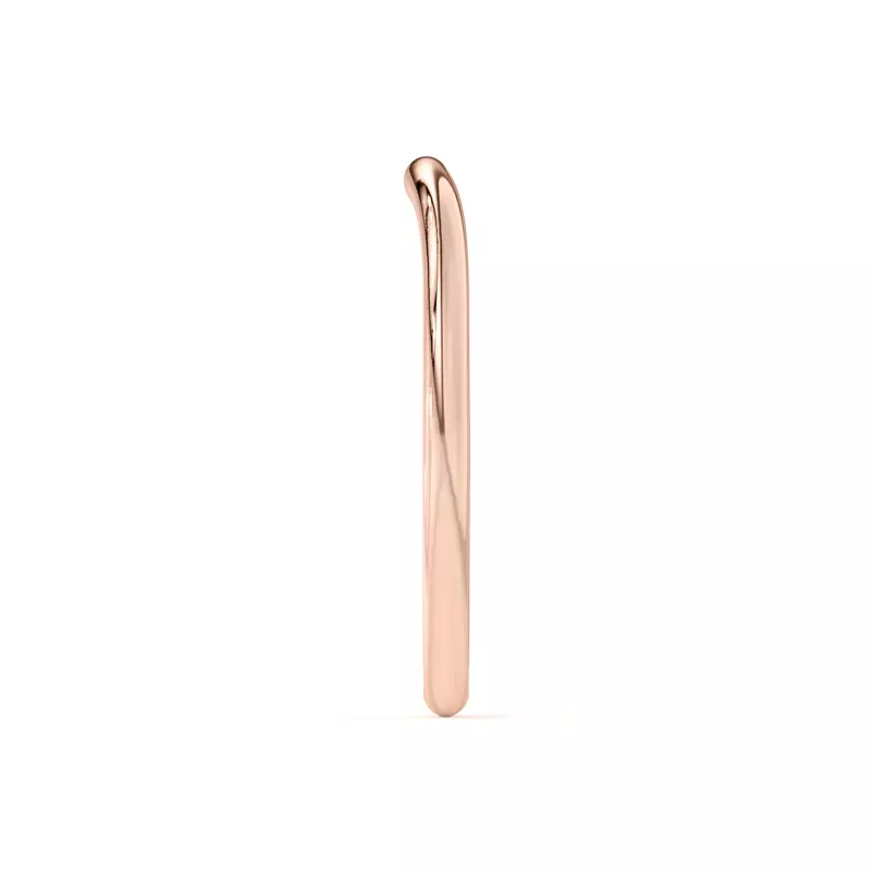 14K Rose Gold Ally Curved Band (1.4mm)