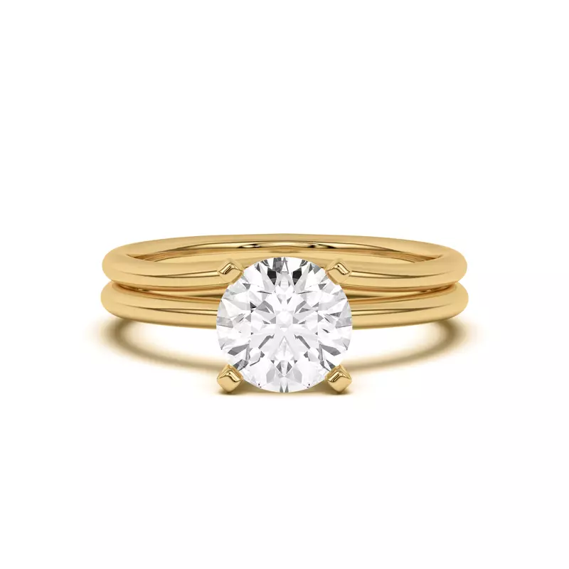 14K Yellow Gold Ally Curved Band (1.4mm)