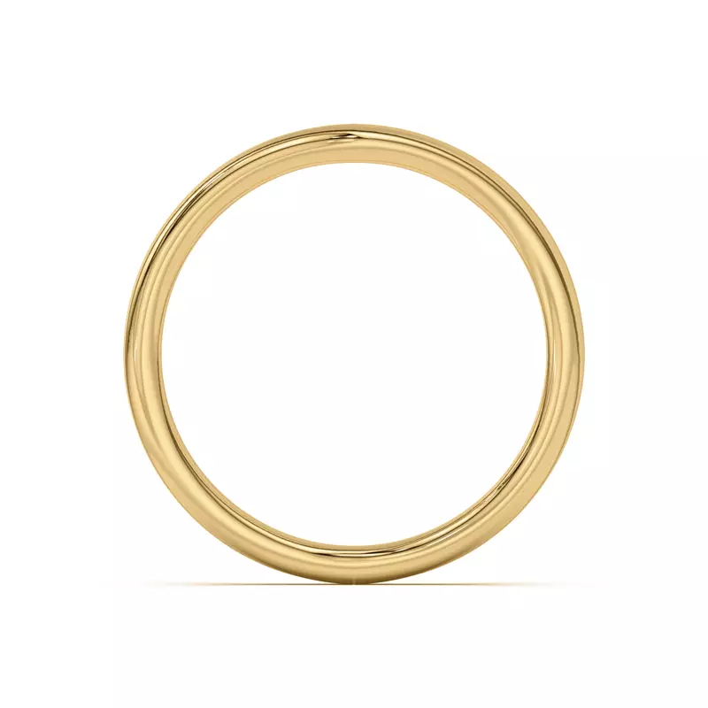 14K Yellow Gold Ally Curved Band (1.4mm)