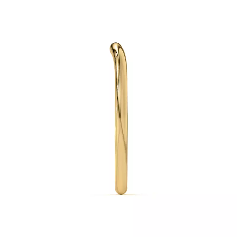14K Yellow Gold Ally Curved Band (1.4mm)