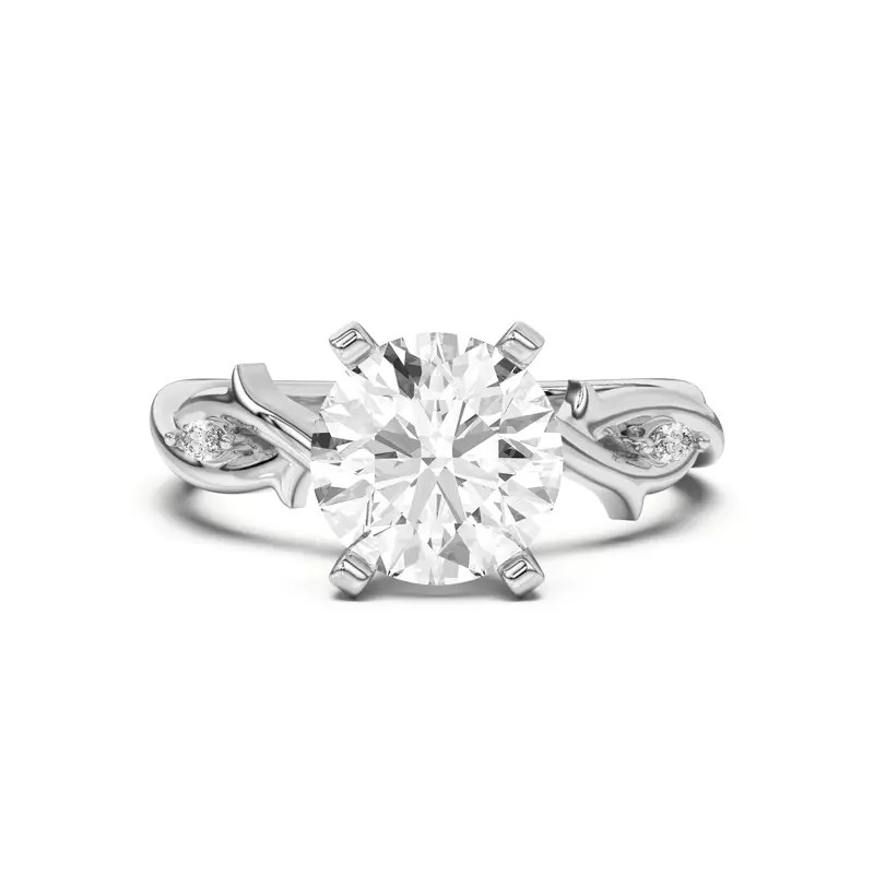 Platinum Robin Marquise Diamond Thorn Engagement Ring