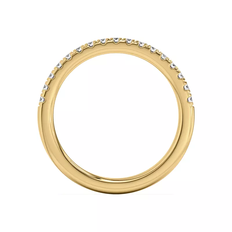 14K Yellow Gold Britta Classic Pavé Band