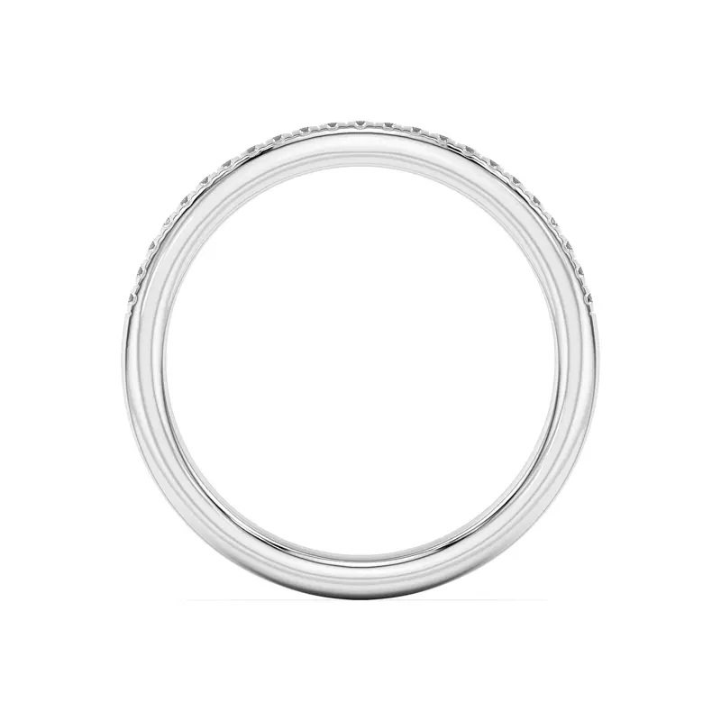 14K White Gold Meryl Petite Pavé Band