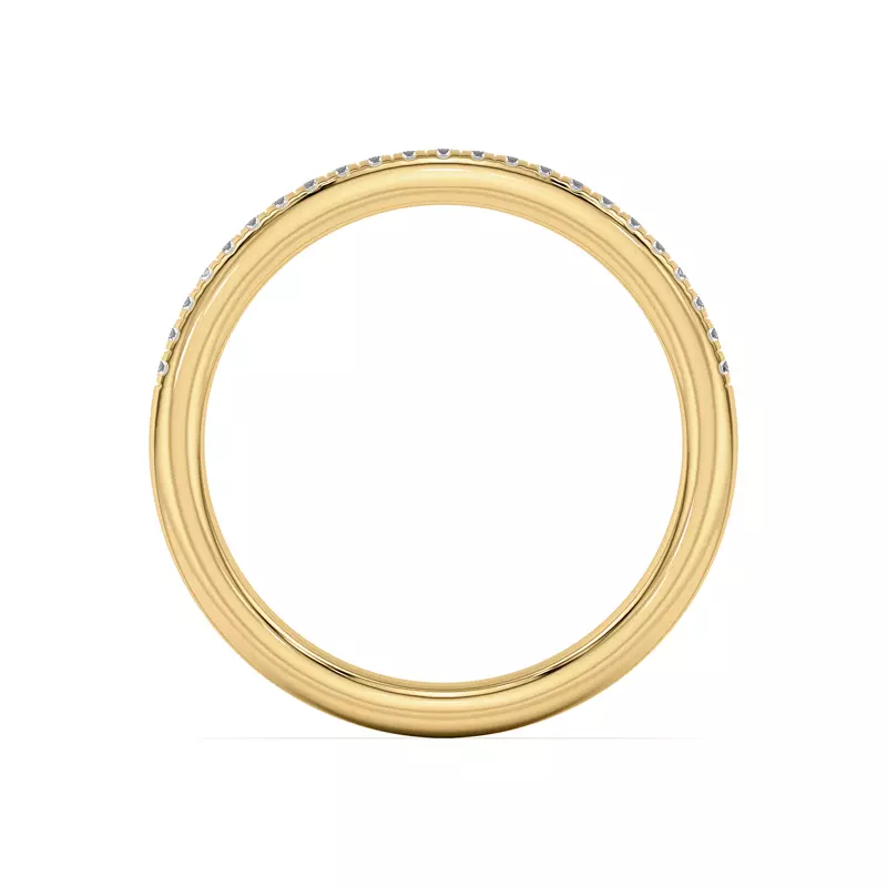 14K Yellow Gold Meryl Petite Pavé Band