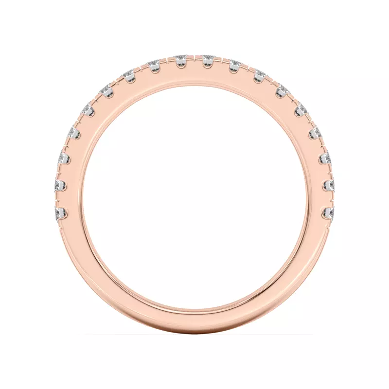 14K Rose Gold Cici Pavé Band