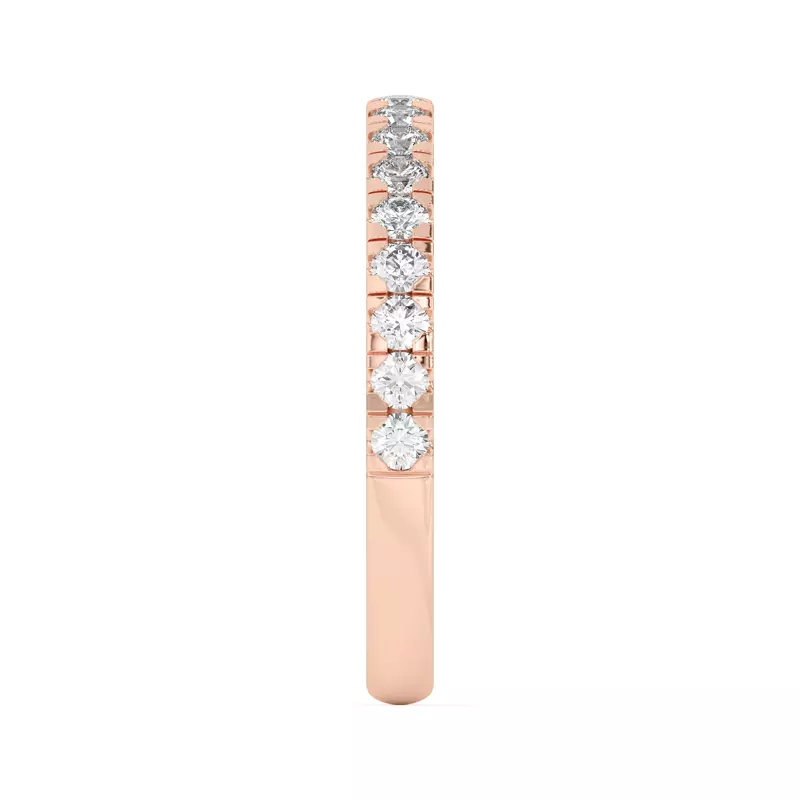 14K Rose Gold Cici Pavé Band