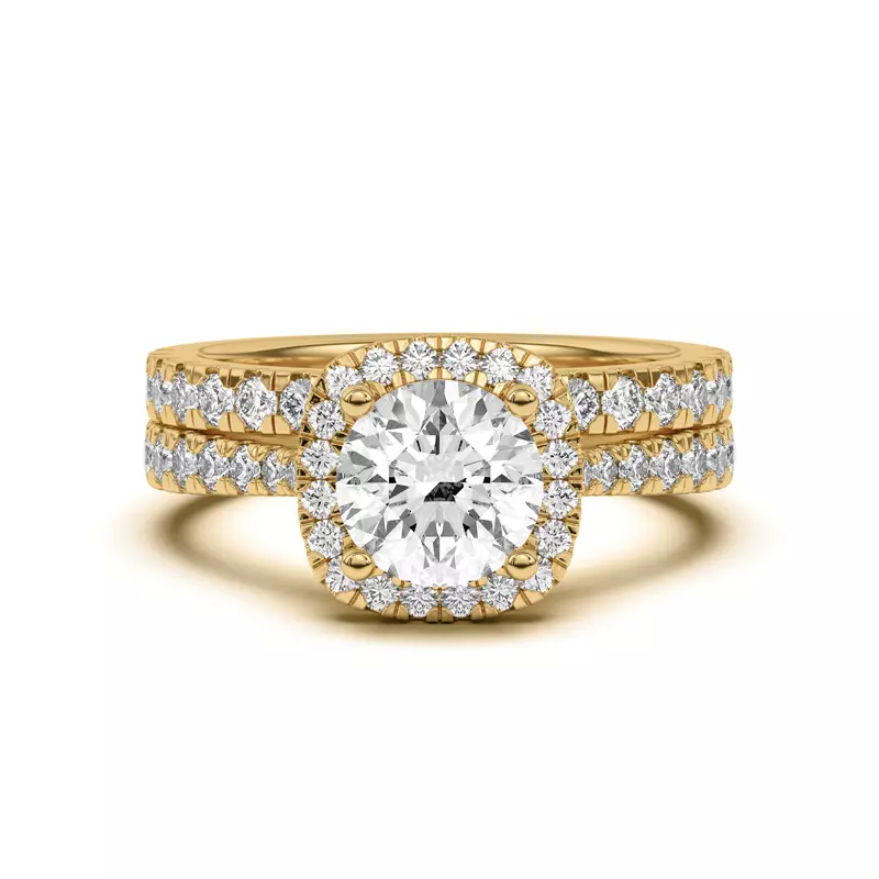 18K Yellow Gold Cici Pavé Band