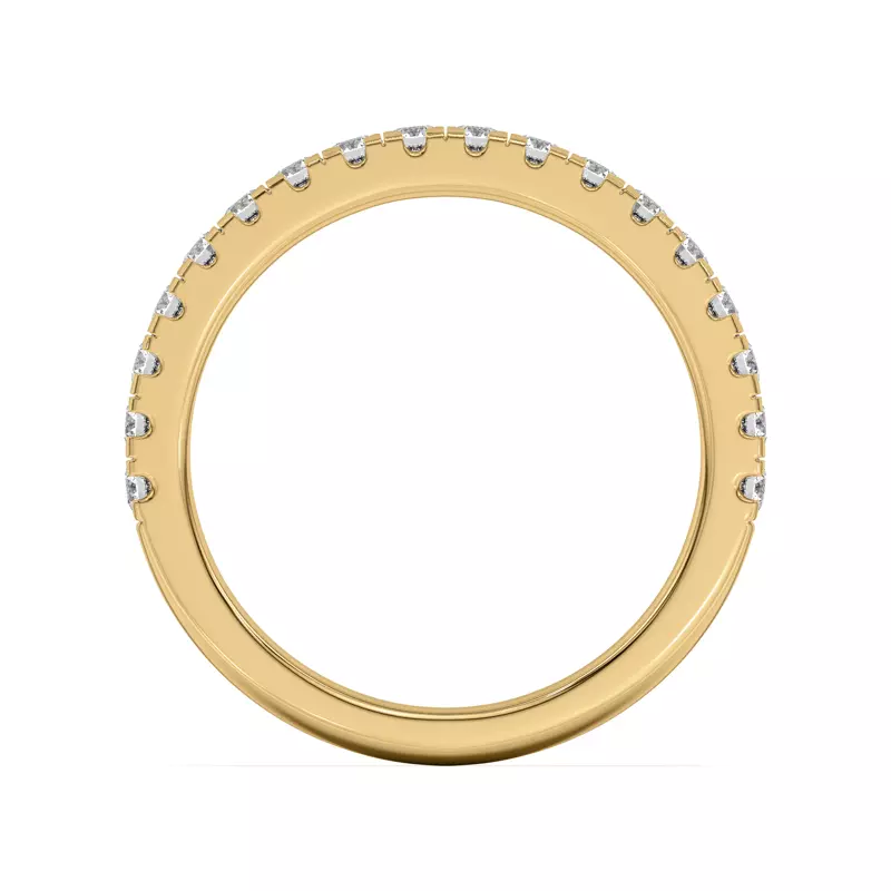 18K Yellow Gold Cici Pavé Band