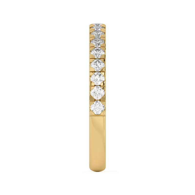 18K Yellow Gold Cici Pavé Band