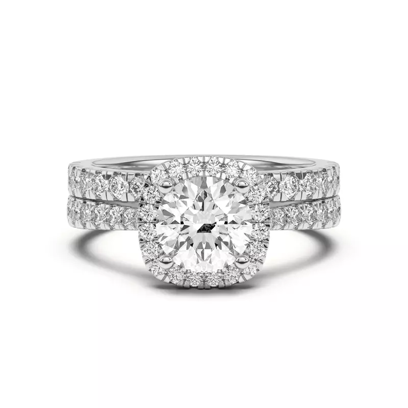 Platinum Cici Pavé Band