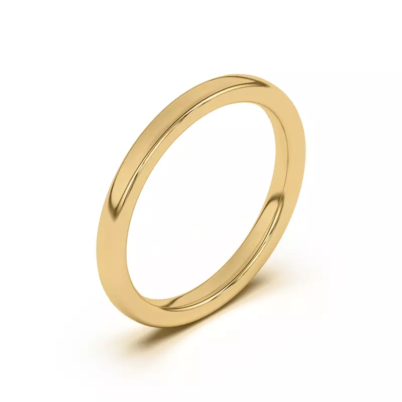 14K Yellow Gold Briana Classic Band