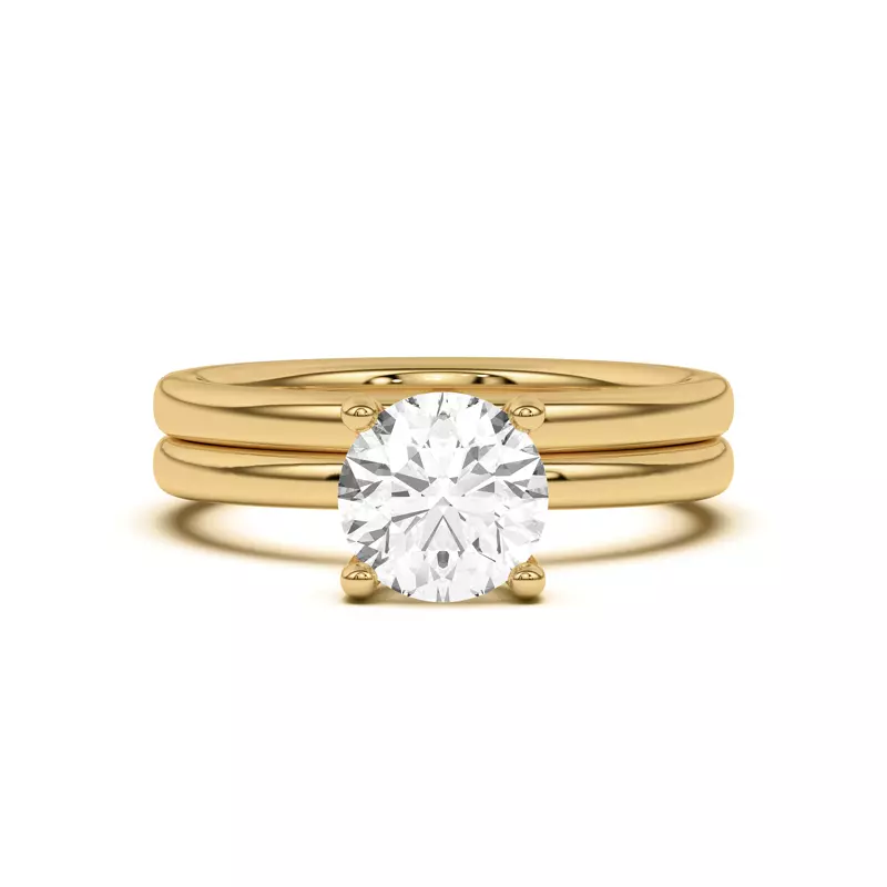 14K Yellow Gold Briana Classic Band