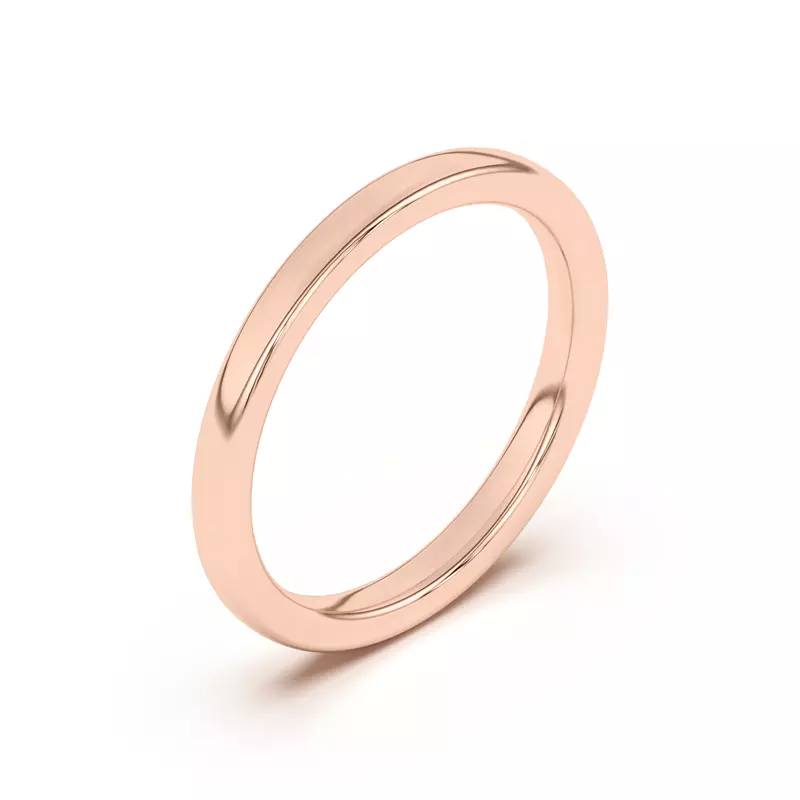 18K Rose Gold Briana Classic Band