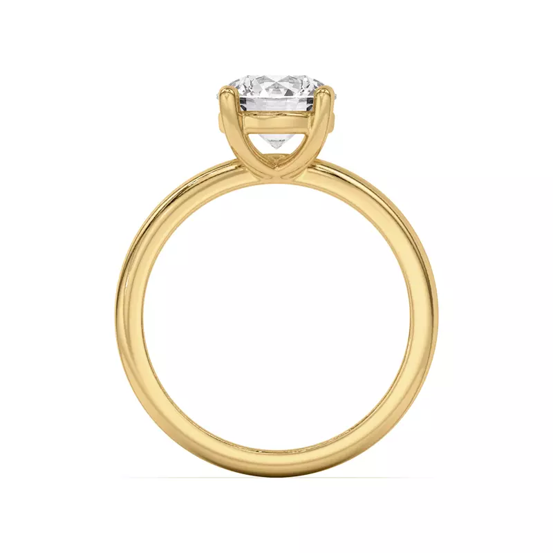 14K Yellow Gold Angie Gallery Solitaire Engagement Ring