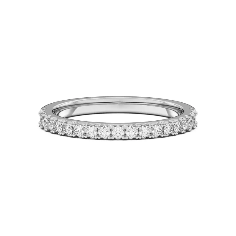 14K White Gold Mabel Classic Pavé Band (2/5 ct. tw.)