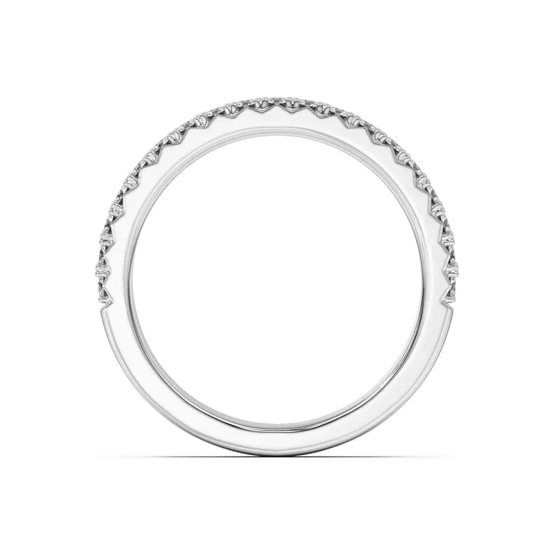 14K White Gold Mabel Classic Pavé Band (2/5 ct. tw.)