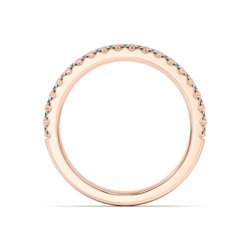 18K Rose Gold Mabel Classic Pavé Band (2/5 ct. tw.)