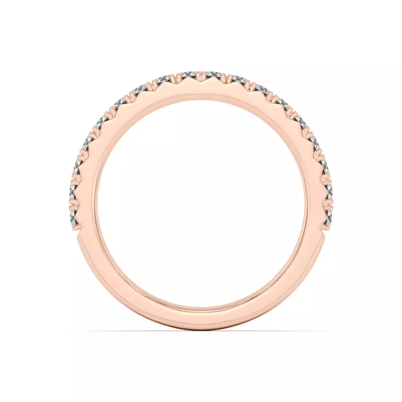 18K Rose Gold Mabel Grand Pavé Band (1/2 ct. tw.)