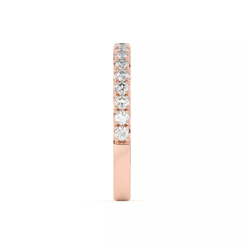18K Rose Gold Mabel Grand Pavé Band (1/2 ct. tw.)