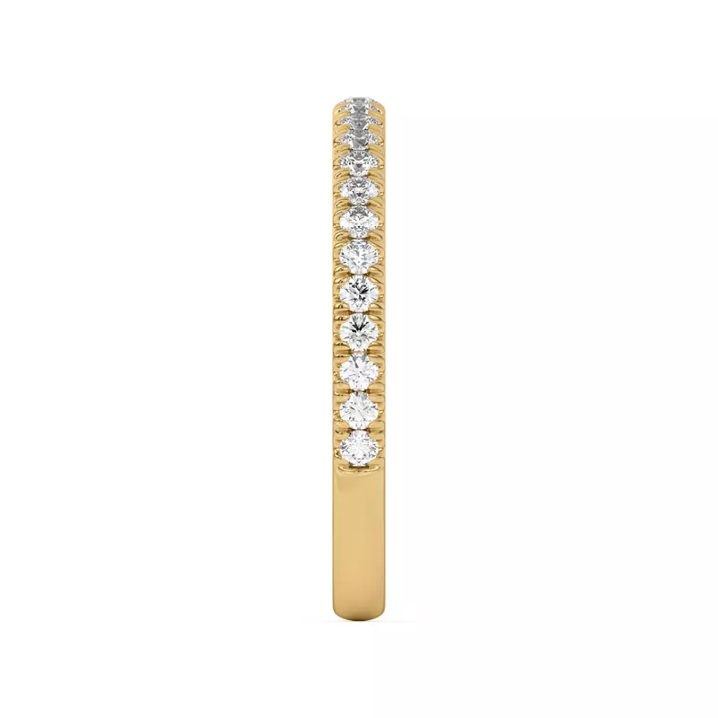 14K Yellow Gold Donna Timeless Pavé Band