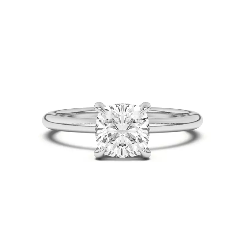 14K White Gold Joelle Hidden Halo Diamond Engagement Ring