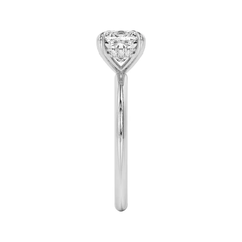 14K White Gold Joelle Hidden Halo Diamond Engagement Ring